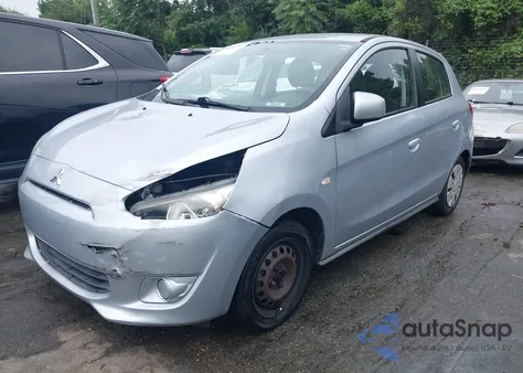 2015 Mitsubishi Mirage De/Rf from USA, damaged, VIN ML32A3HJ5FH058736